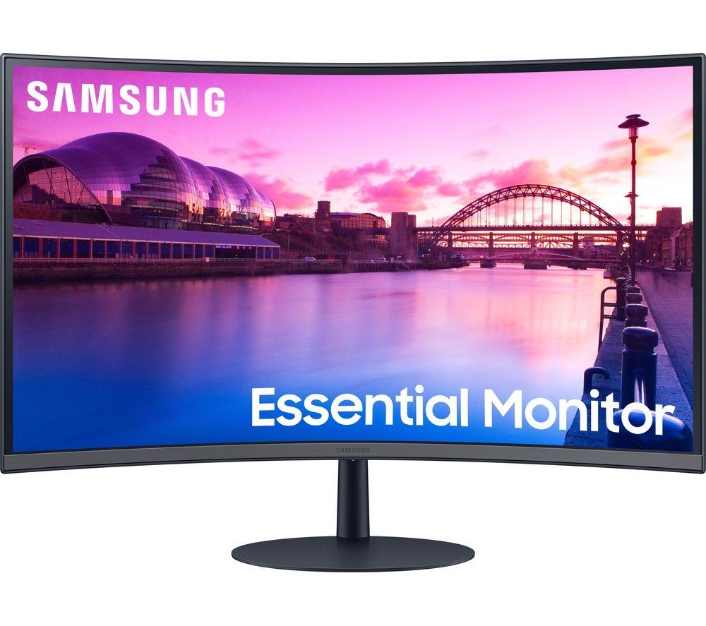 SAMSUNG LS32C390EAUXXU Full HD 32" Curved VA LCD Monitor - Black, Black