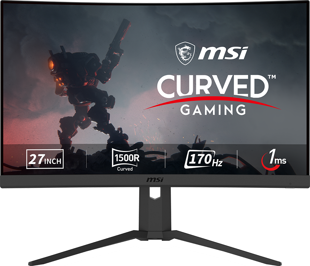 MSI G27CQ4P E2 Quad HD 27" Curved VA LED Gaming Monitor - Black, Black