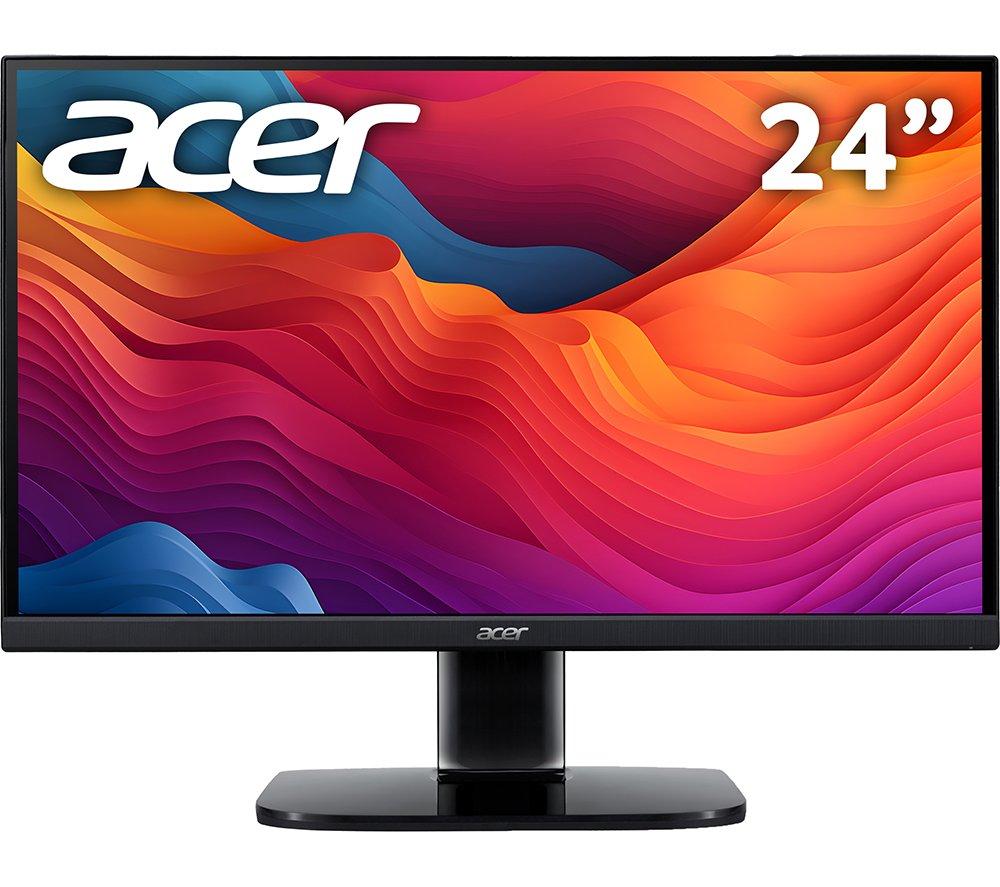 ACER KB242YEbi Full HD 23.8" IPS LCD Monitor - Black, Black