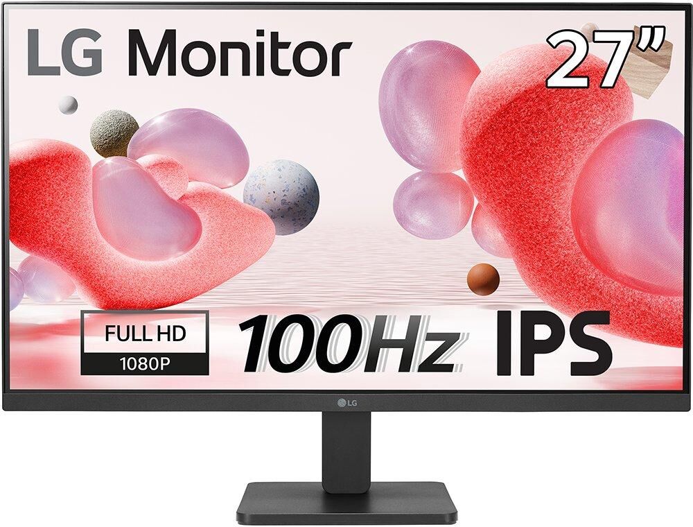 LG 27MR400 Full HD 27" IPS LCD Monitor - Black, Black