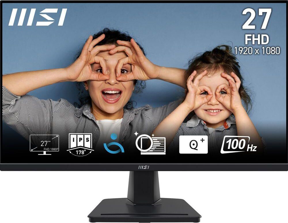 MSI PRO MP275 Full HD 27" IPS LCD Monitor  Black, Black