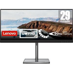 LENOVO L29w-30 Wide Full HD IPS LED Monitor - Black, Black