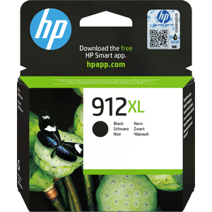 HP 912XL Black Ink Cartridge, Black