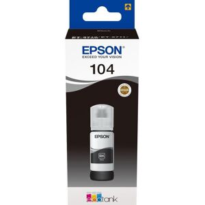 EPSON 104 Black Ecotank Ink Bottle, Black