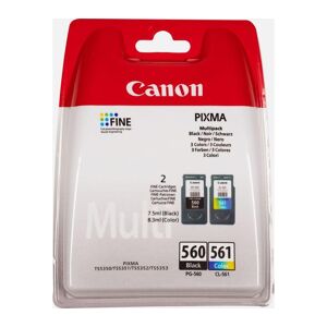 CANON PG-560 & CL-561 Black & Tri-colour Ink Cartridges - Twin Pack, Black,Black & Tri-colour,Tri-colour