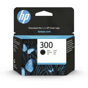 HP 300 Original Black Ink Cartridge, Black