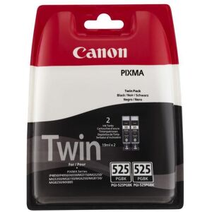 Canon PGI-525 Black Ink Cartridge - Twin Pack, Black