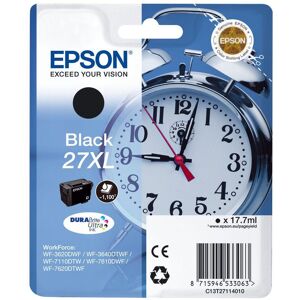 EPSON Alarm Clock 27XL Black Ink Cartridge, Black