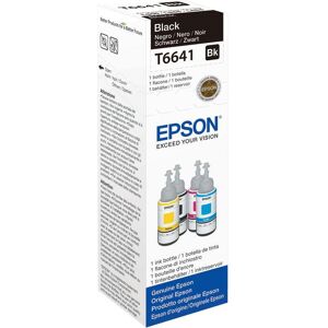 EPSON T6641 Black Ecotank Ink Bottle - 70 ml, Black