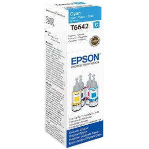 EPSON T6642 Cyan Ecotank Ink Bottle - 70 ml, Cyan