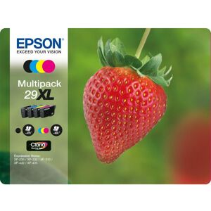 EPSON Strawberry 29 XL Cyan, Magenta, Yellow & Black Ink Cartridges - Multipack, Black & Tri-colour