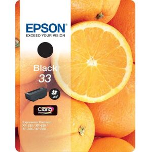 EPSON No. 33 Oranges Black Ink Cartridge, Black