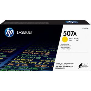 HP 507A Original Yellow Toner Cartridge, Yellow