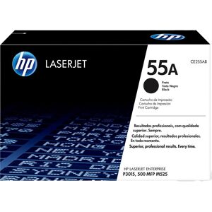 HP 55A Original Black Toner Cartridge, Black