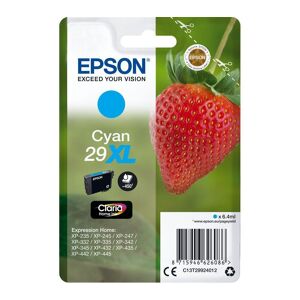 Epson 29XL Strawberry Cyan Ink Cartridge, Cyan