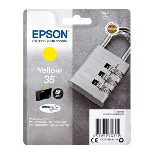 Epson 35 Padlock Yellow Ink Cartridge, Yellow