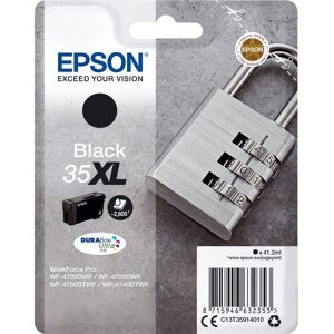 Epson 35 Padlock XL Black Ink Cartridge, Black