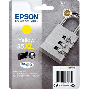 Epson 35 Padlock XL Yellow Ink Cartridge, Yellow