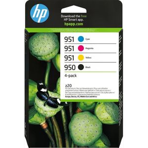 HP 950 & 951 Cyan, Magenta, Yellow & Black Ink Cartridges - Multipack, Black,Yellow,Cyan,Magenta