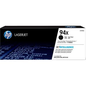 HP 94X Black Toner Cartridge, Black