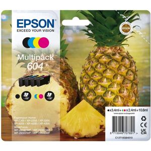 EPSON 604 Pineapple Cyan, Magenta, Yellow & Black Ink Cartridges - Multipack, Black,Yellow,Cyan,Magenta