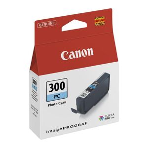 CANON PFI-300PC Photo Cyan Ink Cartridge, Cyan