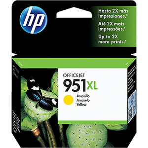 HP 951XL Yellow Ink Cartridge, Yellow