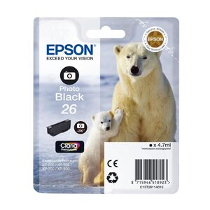 EPSON Polar Bear T2611 Photo Black Ink Cartridge, Black