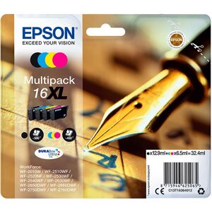 EPSON Pen & Crossword T1631 XL Black Ink Cartridge, Black