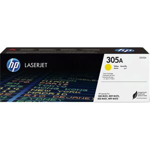 HP 305A Original LaserJet Yellow Toner Cartridge, Yellow