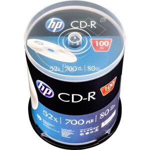 HP 52x Speed CD-R Blank CDs - Pack of 100