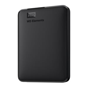 WD Elements Portable Hard Drive - 5 TB, Black, Black