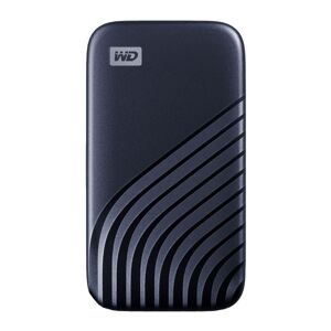 WD My Passport Portable External SSD - 500 GB, Blue, Blue