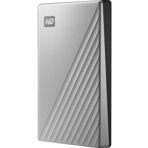 WD My Passport Ultra Portable Hard Drive - 1 TB, Silver, Silver/Grey