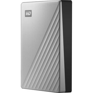 WD My Passport Ultra Portable Hard Drive - 4 TB, Silver, Silver/Grey