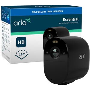 ARLO Essential Spotlight VMC2030B-100EUS Full HD WiFi Security Camera - Black, Black