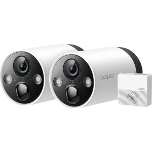 TP-LINK Tapo C420S2 2K Quad HD WiFi Security Camera Kit - 2 Cameras, White