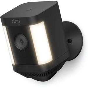 RING Spotlight Cam Plus Battery Full HD 1080p WiFi Security Camera - Black, Black