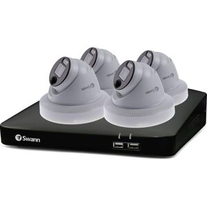 SWANN SWDVK-846804DE-EU 8-Channel Full HD DVR Security System - 1 TB, 4 Cameras, Black,White