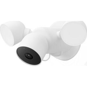 GOOGLE Nest Cam Outdoor Smart Security Camera with Floodlight - Wired, White