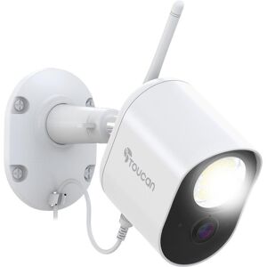 TOUCAN TSLC10WU-ML Full HD 1080p WiFi Security Camera, White