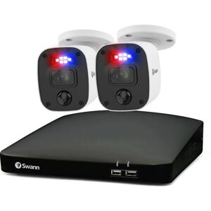 SWANN Enforcer SWDVK-446802MQB-EU 4-channel Full HD 1080p DVR Security System - 1 TB, 2 Cameras, Black,White