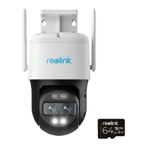 REOLINK TrackMix Auto PTZ 2-lens 4K Ultra HD WiFi Security Camera - White, White
