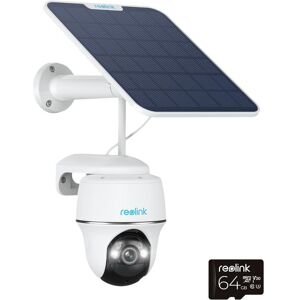 REOLINK Argus PT Ultra 4K Ultra HD WiFi Security Camera with Solar Panel - White, White