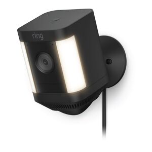 RING Spotlight Cam Plus Full HD 1080p WiFi Security Camera - Black, Black