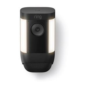 RING Spotlight Cam Pro Full HD 1080p WiFi Security Camera - Wired, Black, Black