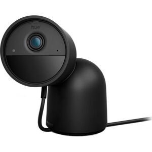 PHILIPS HUE Wired Security Desktop Full HD 1080p WiFi Security Camera - Black, Black