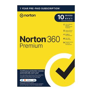 NORTON 360 Premium - 1 year for 10 devices