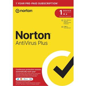 NORTON AntiVirus Plus - 1 year for 1 device