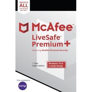 MCAFEE LiveSafe Premium - 1 year for unlimited devices